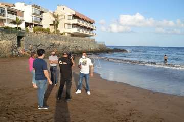 Grabación del reportaje del programa Buenas Tardes Canarias/TA.